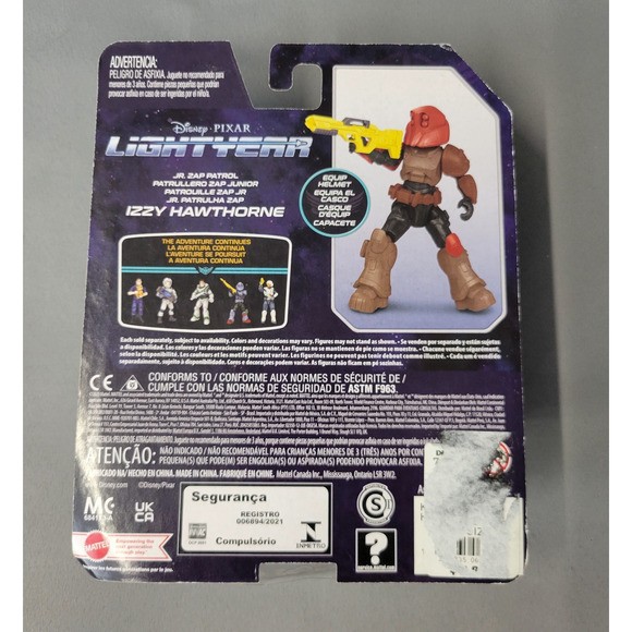 Disney Pixar Lightyear Movie Izzy Hawthorne Action Figure Posable Toy 4.5" Matte - Picture 9 of 10